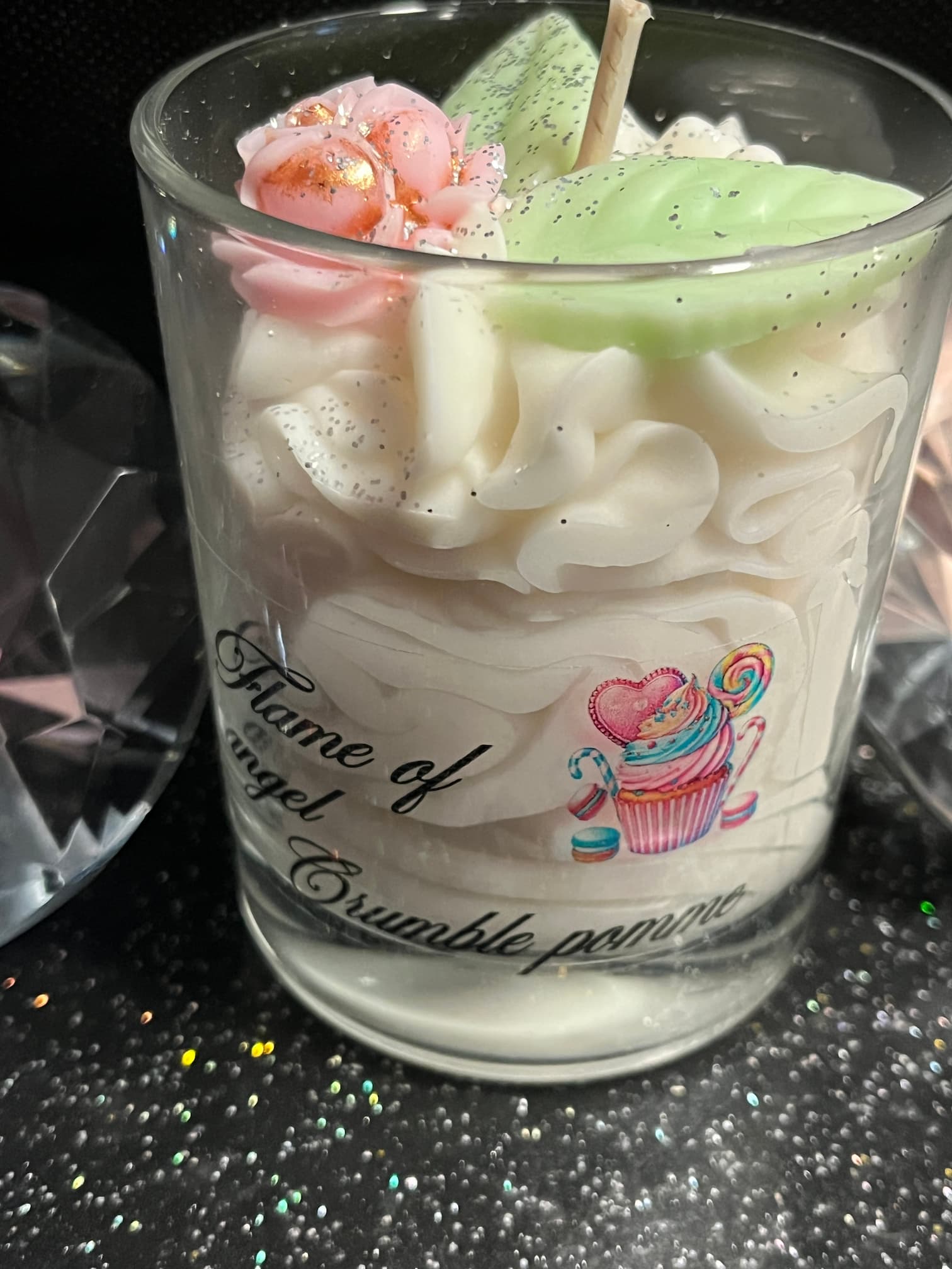 Bougies gourmandes crumble pomme