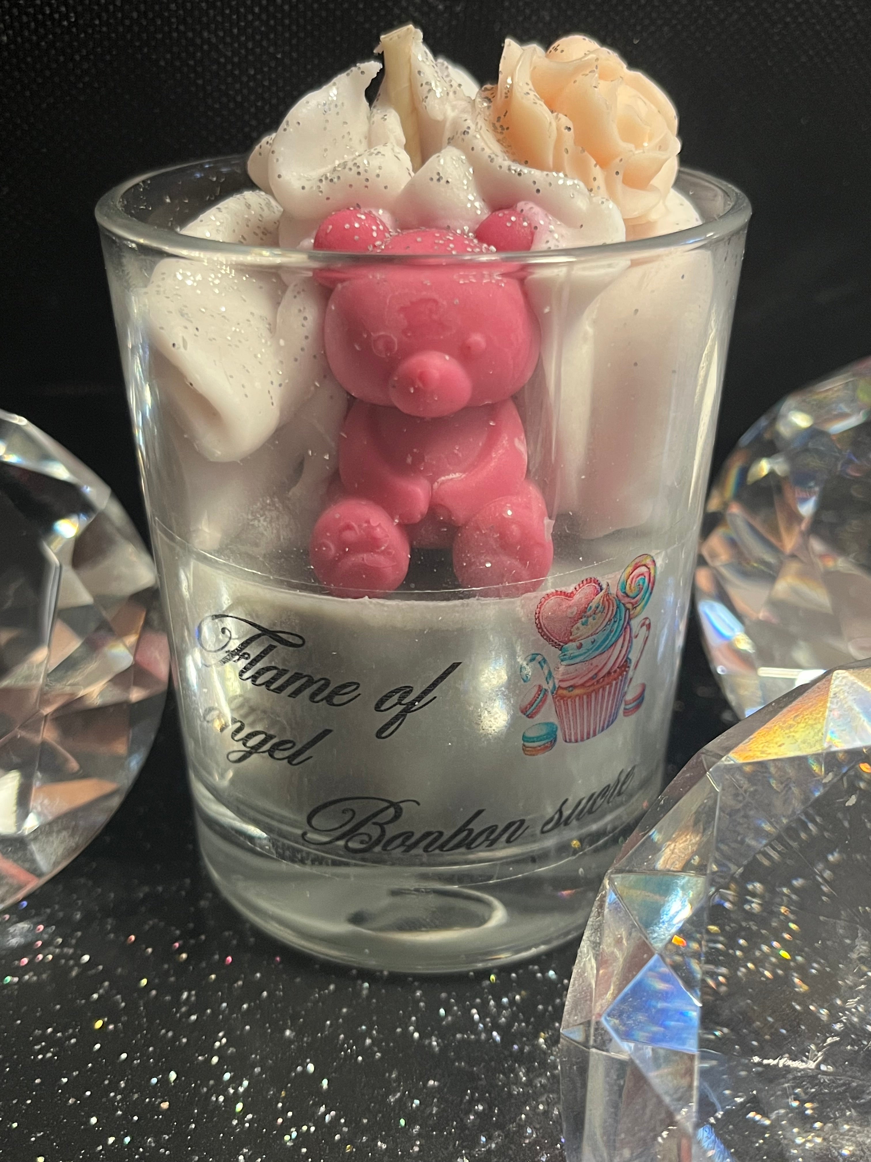 Bougies gourmandes bonbon sucré