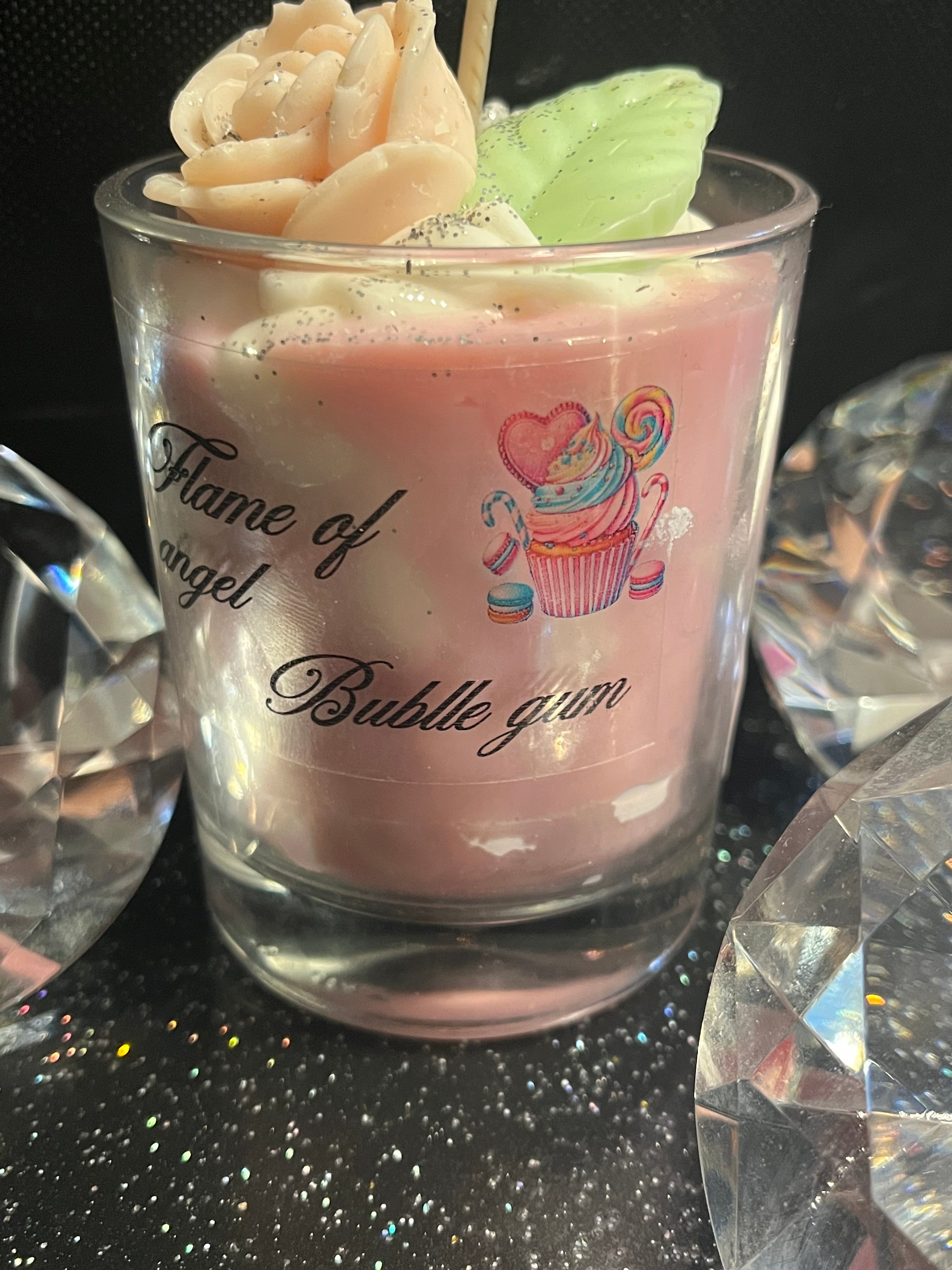 Bougies gourmandes Bubble Gum fraise