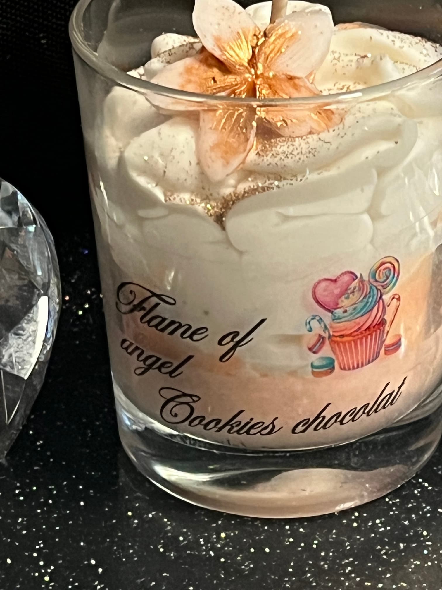 Bougies gourmandes cookies chocolat