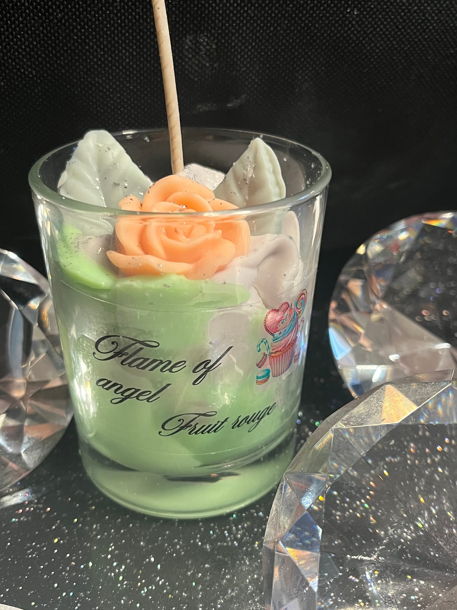 Bougies gourmandes fruits rouges