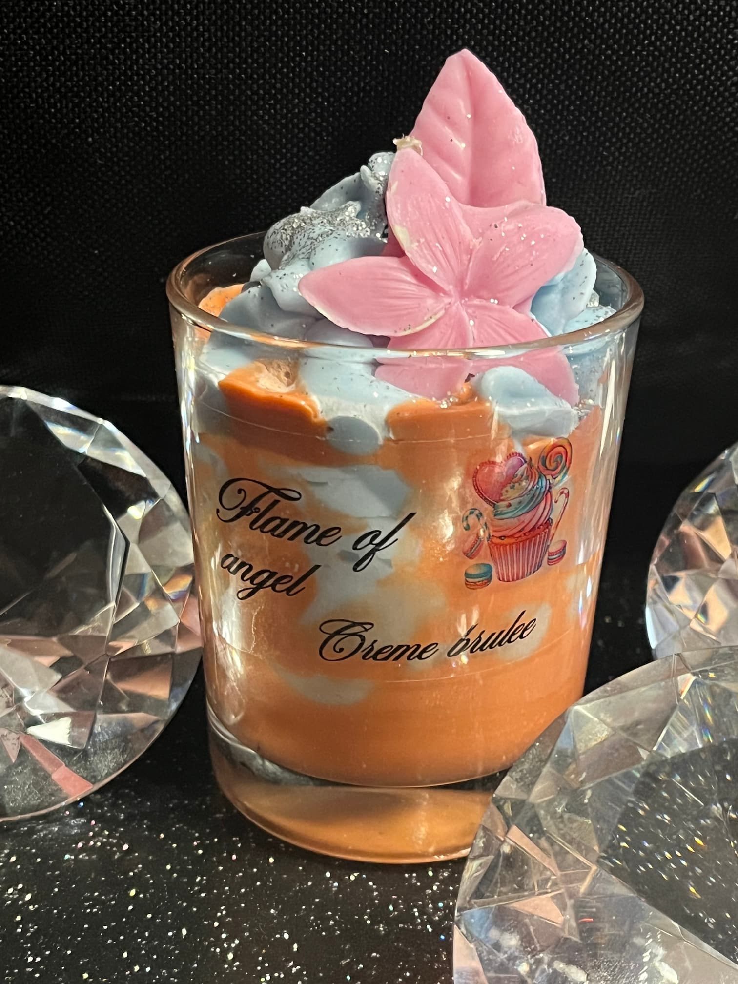 Bougies gourmandes crème brulée