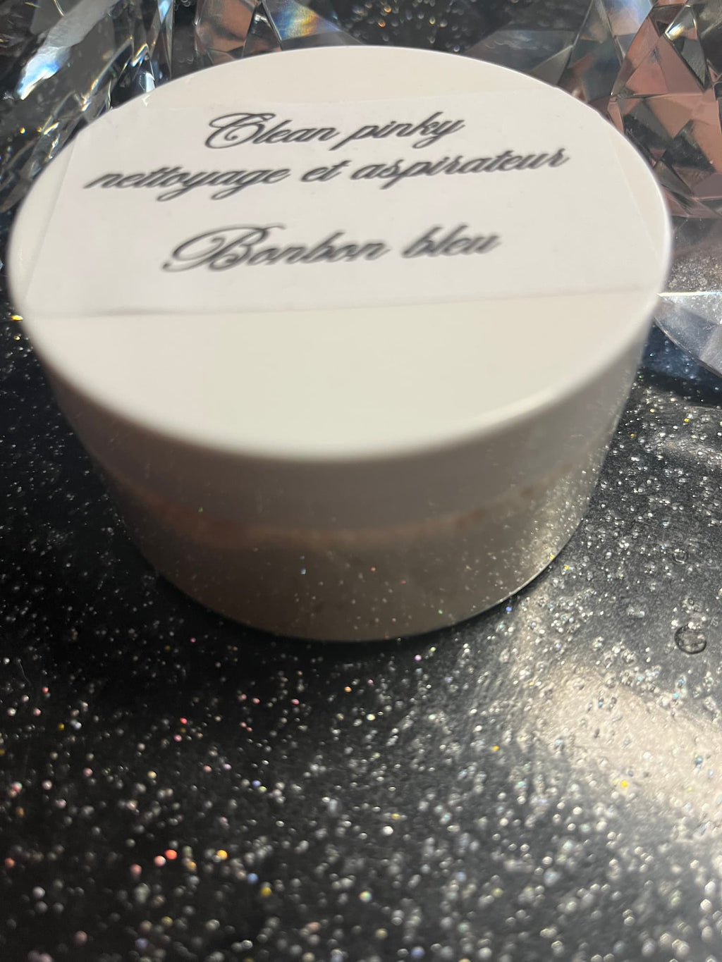 Poudre de ménage bonbon bleu