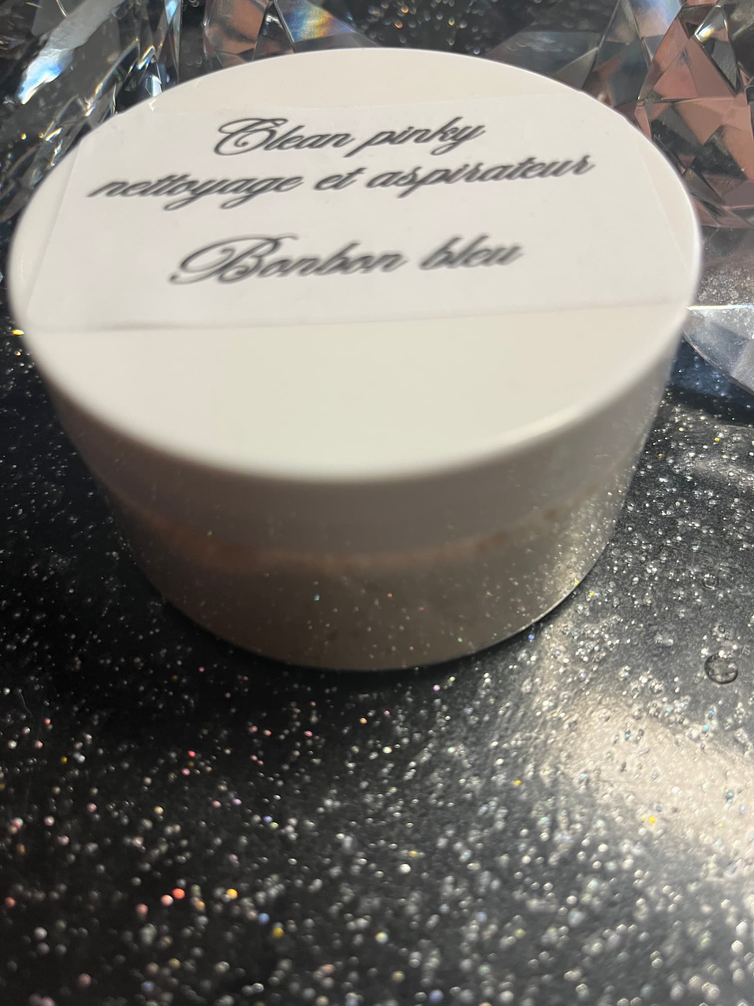 Poudre de ménage bonbon bleu