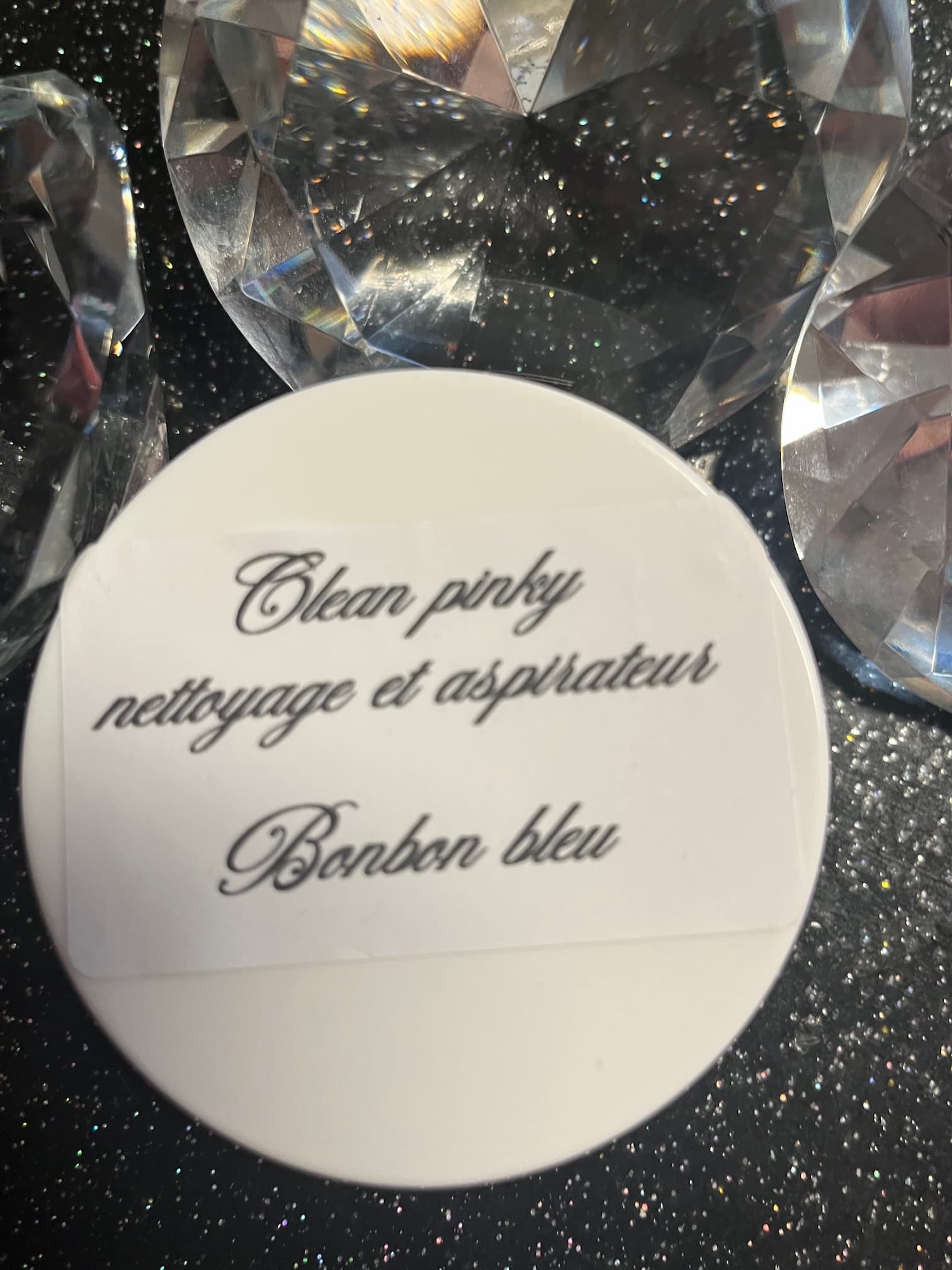 Poudre de ménage bonbon bleu