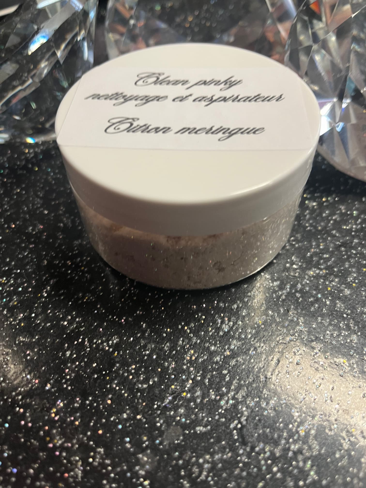 Poudre de ménage citron meringue