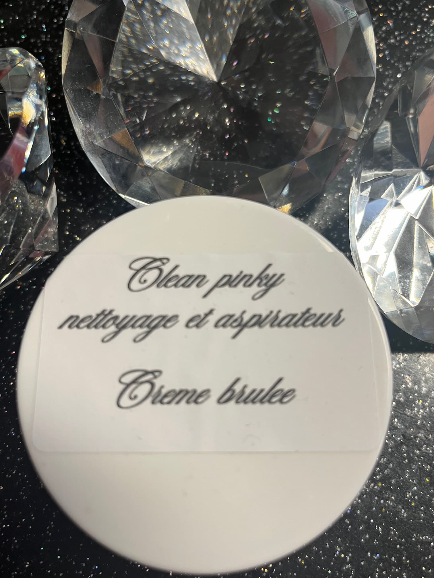 Poudre de ménage crème brulée